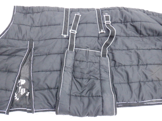 Musta sisätoppaloimi mahaläpällä, n. 300 g, 165 cm