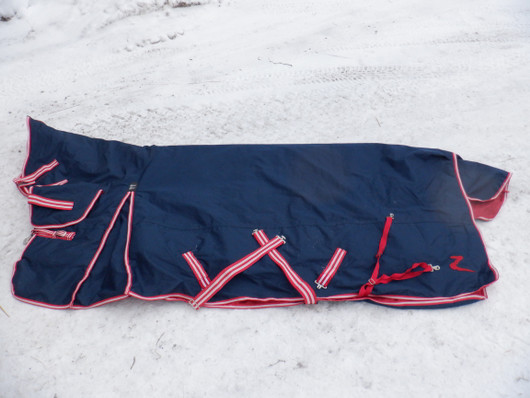 Horze sininen fullneck ulkotoppaloimi n. 300-400 g, 165 cm