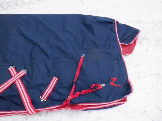 Horze sininen fullneck ulkotoppaloimi n. 300-400 g, 165 cm