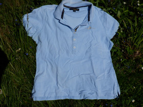 JH Collection vaaleansininen pikeepaita lyhyilllä hihoilla L