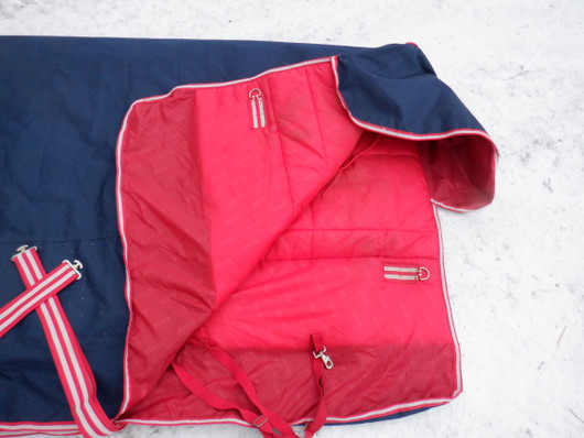 Horze sininen fullneck ulkotoppaloimi n. 300-400 g, 165 cm