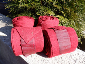 Viininpunaiset lämpöpintelit 4 kpl