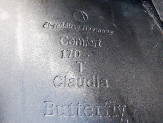 Butterfly Claudia musta koulusatula, MW/W istuin 17 pieni tuumaa 