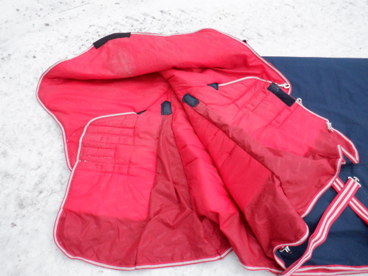 Horze sininen fullneck ulkotoppaloimi n. 300-400 g, 165 cm