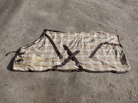 Ohut ruskearuudullinen talli/kesäloimi 145 cm 