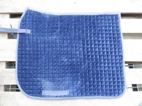 Samettipintainen sininen kouluhuopa FULL