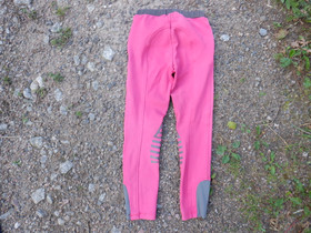 Pinkit 122/128 cm ratsastushousut polvigripeillä 