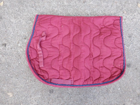 Viininpunainen satulahuopa yleissatulaan FULL