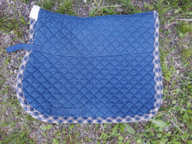 Tummansininen neliöhuopa ruutukantilla, yleismalli FULL