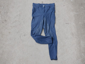 Tummansiniset ratsastushousut grippipaikoilla 40