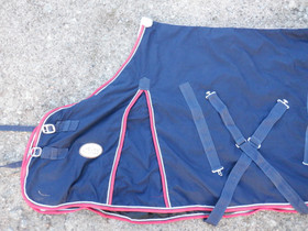 Horse Comfort sininen talliloimi fleecevuorella 145 cm