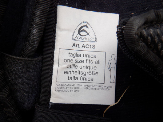 Musta-harmaa Acavalo turvaliivi 