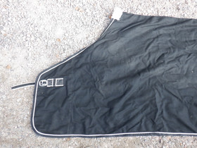 Hyvin vähän käytetty musta ohut villaloimi 155 cm