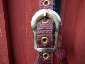 Viininpunainen nylonriimu COB