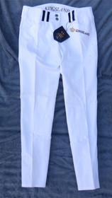 UUDET Kingsland 38 valkoiset ratsastushousut kangaspolvipaikoilla