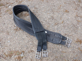 Musta neopreeni/sympatex satulavyö joustolla 125 cm