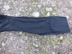 Elastinen musta lapasuoja polyesteristä, M koko