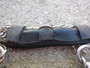 Jäykkä kumipelham ketjulla, 12,5-13 cm, paksuus 20 mm