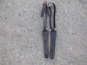 Freejump Pro Grip ruskeat jalustinremmit S koko