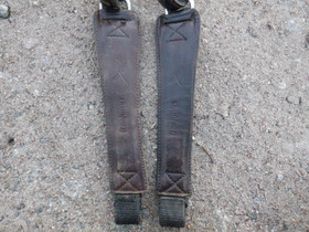 Freejump Pro Grip ruskeat jalustinremmit S koko