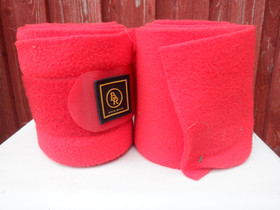 UUDET(?) punaiset fleecepintelit 4 kpl tarroilla