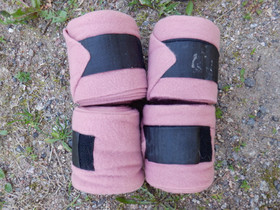 Marjapuuron punaiset fleecepintelit 4 kpl tarroilla