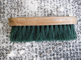 Vihreä harja puolipitkillä harjaksilla