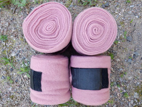 Marjapuuron punaiset fleecepintelit 4 kpl tarroilla