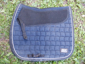 B Vertigo tummansininen satulahuopa mustalla pehmustepaneelilla FULL