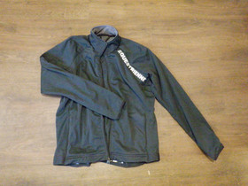 CRW softshell-tyyppinen musta ratsastustakki L