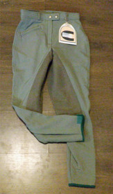 UUDET Cavallo softshell 40 harmaanvihreät ratsastushousut, kokopaikat