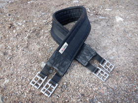 Horzen musta nyloinen satulavyö 100 cm