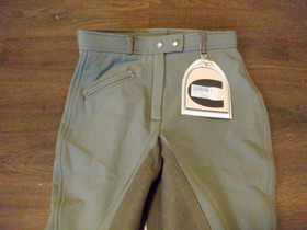 UUDET Cavallo softshell 40 harmaanvihreät ratsastushousut, kokopaikat