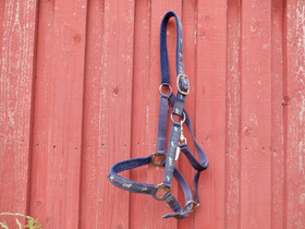 Nylonriimu heppakoristeella, sininen (isohko?) COB