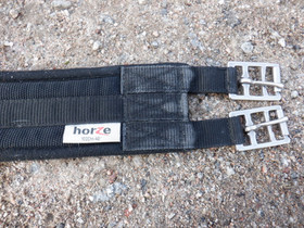 Horzen musta nyloinen satulavyö 100 cm