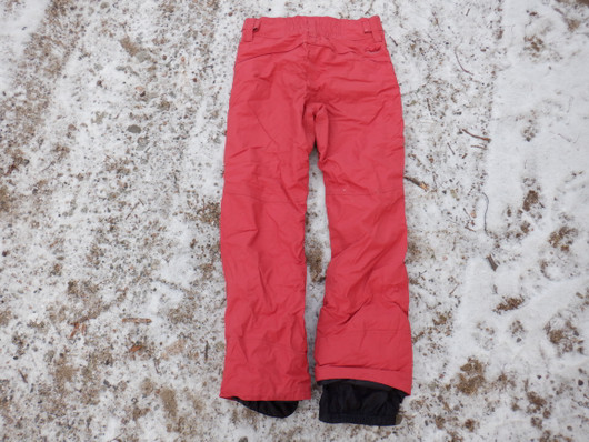 Punaiset waterproof toppahousut pieni M