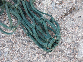 Vihreä nyloninen heinäverkko