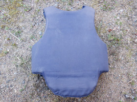 Sininen turvaliivi, lasten M koko (hyvin pienen oloinen?)