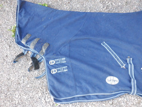 Tummansininen fullneck fleeceloimi 135 cm.