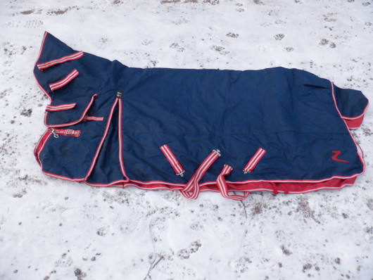 Horze sininen fullneck ulkotoppaloimi n. 300-400 g, 155 cm