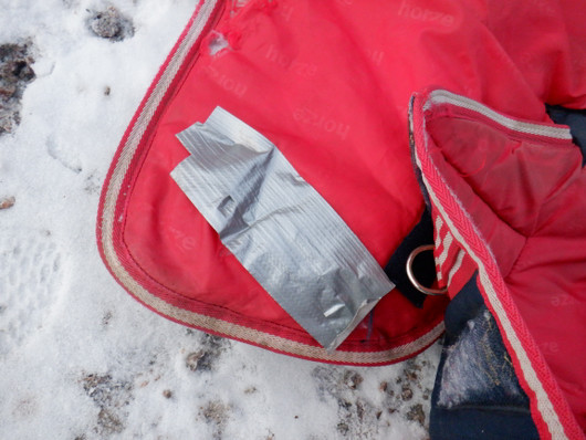 Horze sininen fullneck ulkotoppaloimi n. 300-400 g, 155 cm