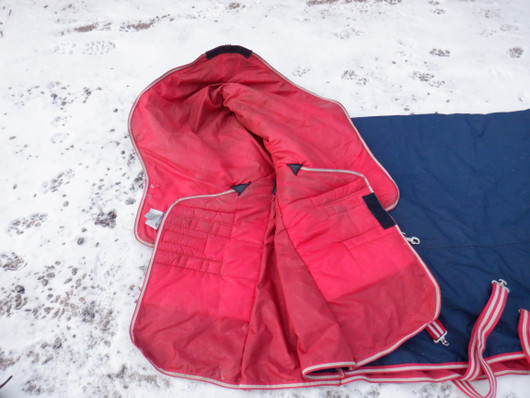 Horze sininen fullneck ulkotoppaloimi n. 300-400 g, 155 cm