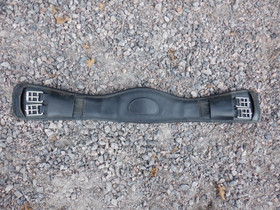 Anatominen satulavyö koulusatulaan mustaa nahkaa 75 cm