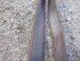 Ruskeat, venymättömät jalustinremmit 135 cm