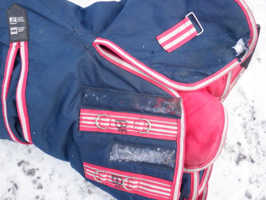 Horze sininen fullneck ulkotoppaloimi n. 300-400 g, 155 cm