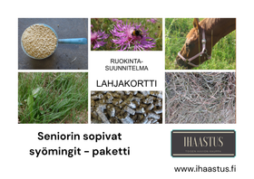 Lahjakortti: Seniorin sopivat syömingit - paketti