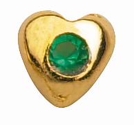 Sydän värikivellä