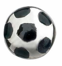 3-D Jalkapallo emaloitu