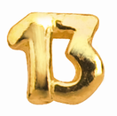 3-D Onnen numero 13