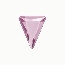 Kristalli kolmio rose